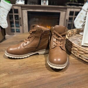 Brown Kids Boots